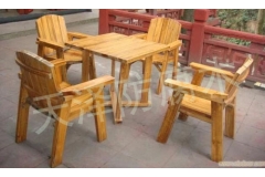 石家庄防腐木桌椅